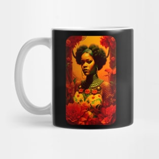 Rihanna Vintage Portrait Art Mug